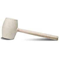 Rubi 65914 Maza de goma- Blanco- 750 g